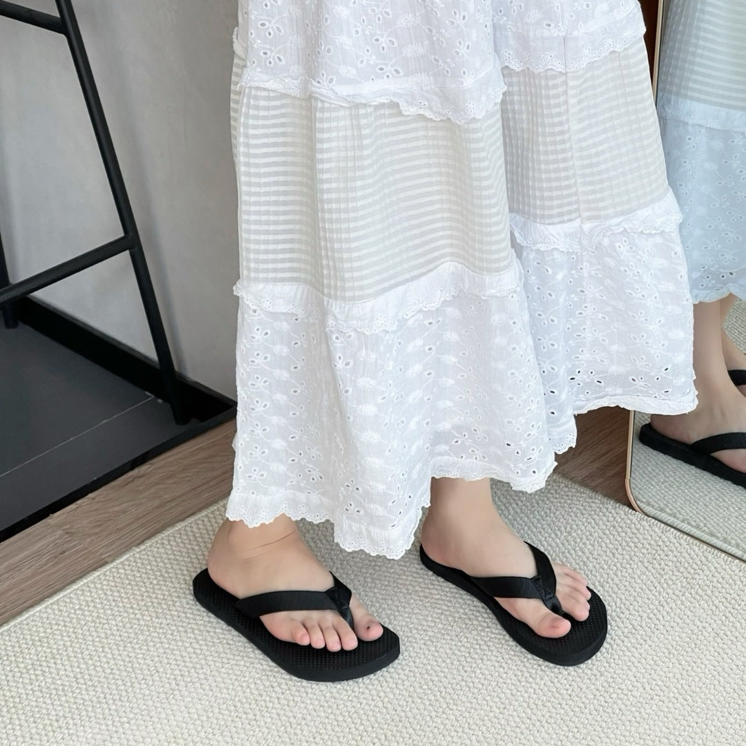 Classy Beautiful Women's Thick-soled Beach Fashion Slippers