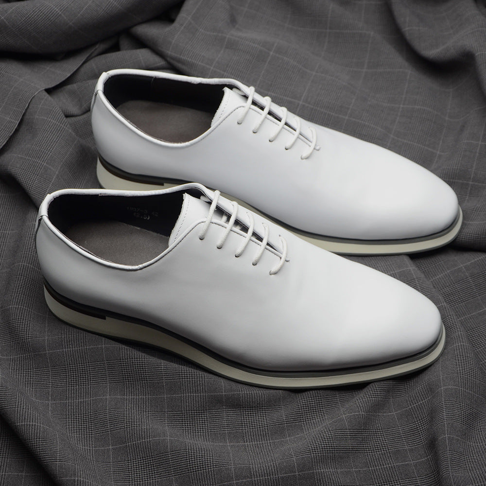 Men's Handmade Oxford Business Top Layer Cowhide Men's Shoes