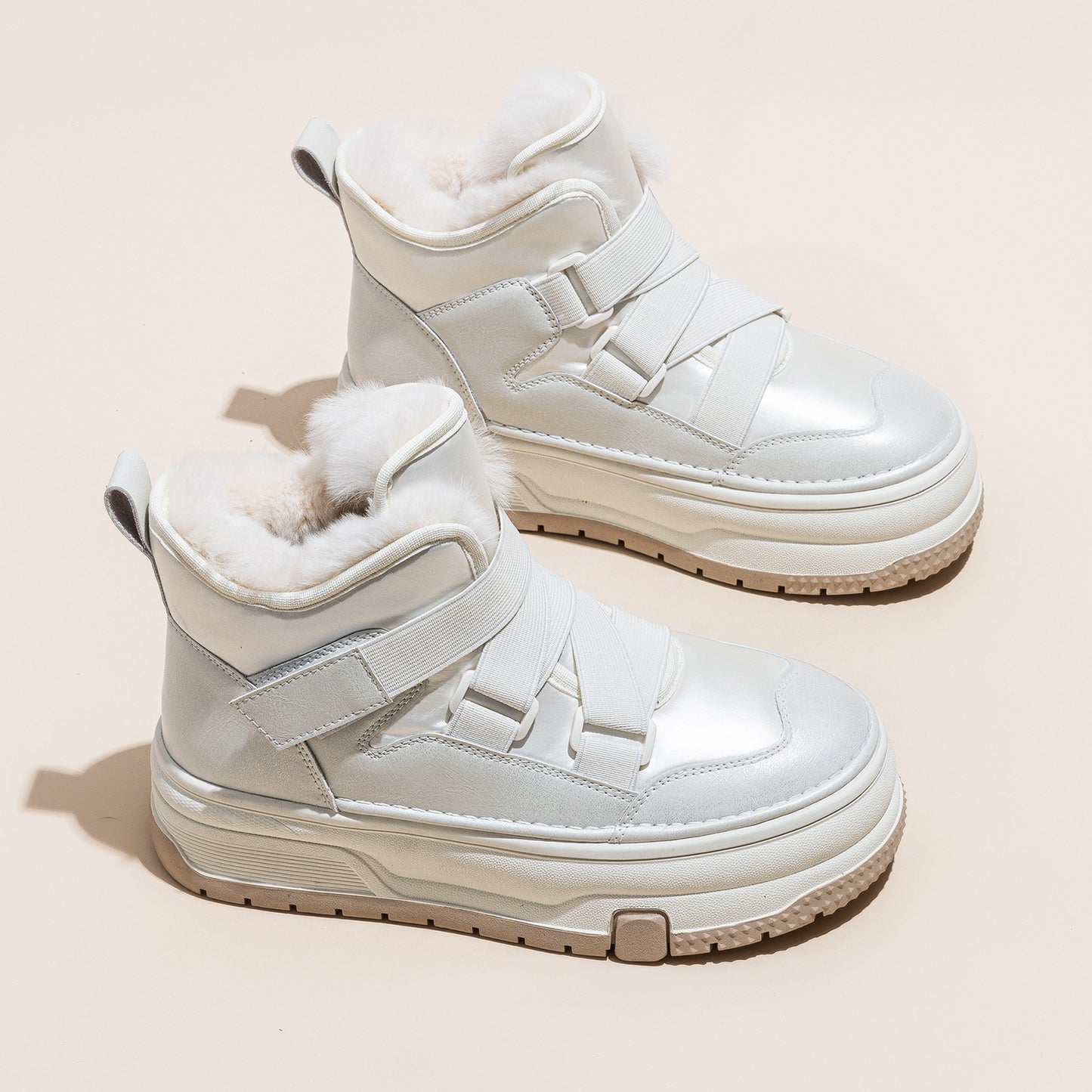 Women's Padded Board Thickened Korean Style Warm Snow Boots