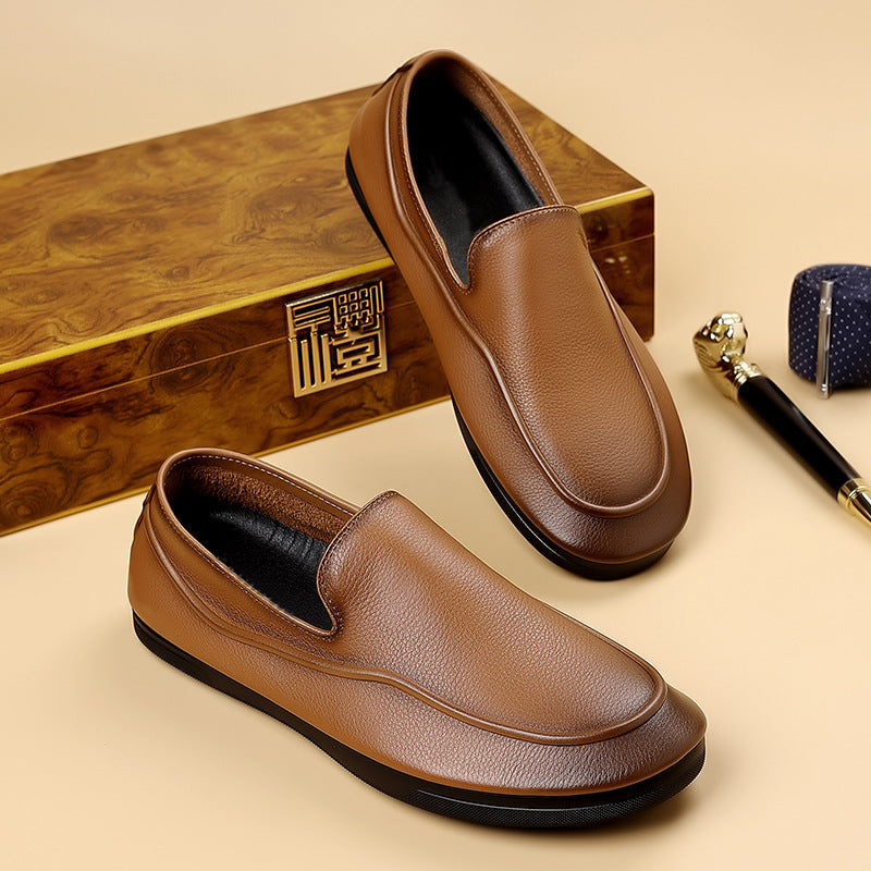 Men's Formal Wear Big Toe Thick Bottom Men's Casual Shoes