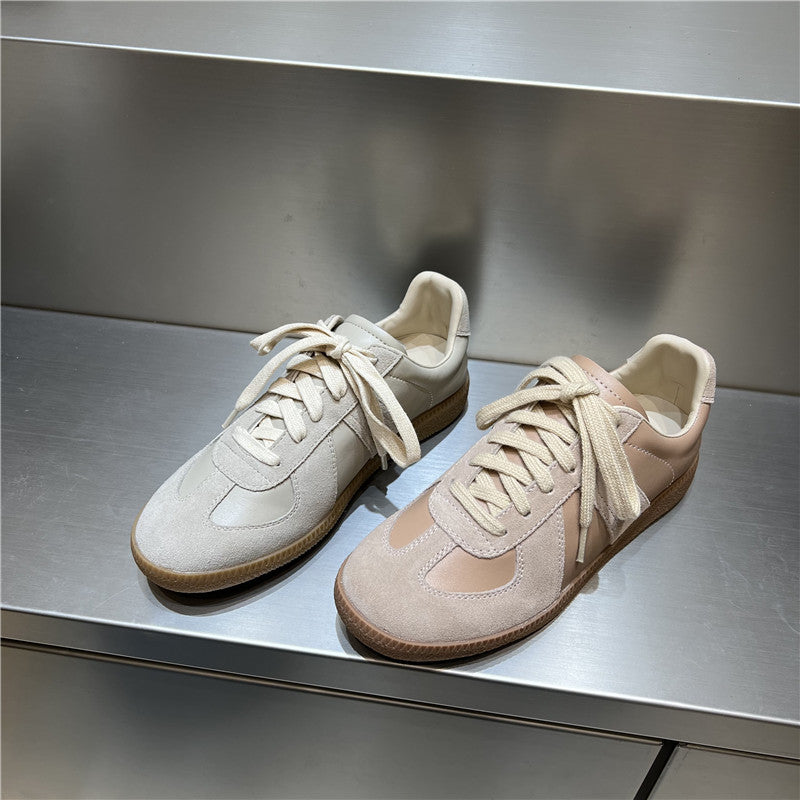 Women's Handmade Sier German Training Sports Flat Sneakers
