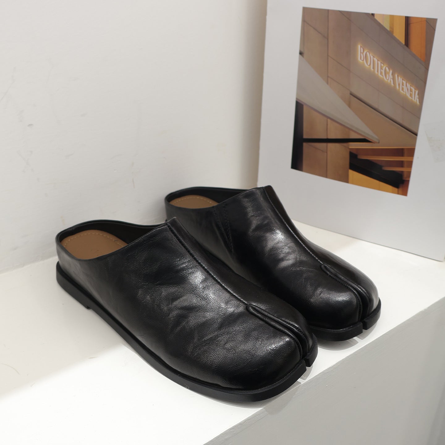 Women's Flat Chunky Low Fashion Split Toe Loafers