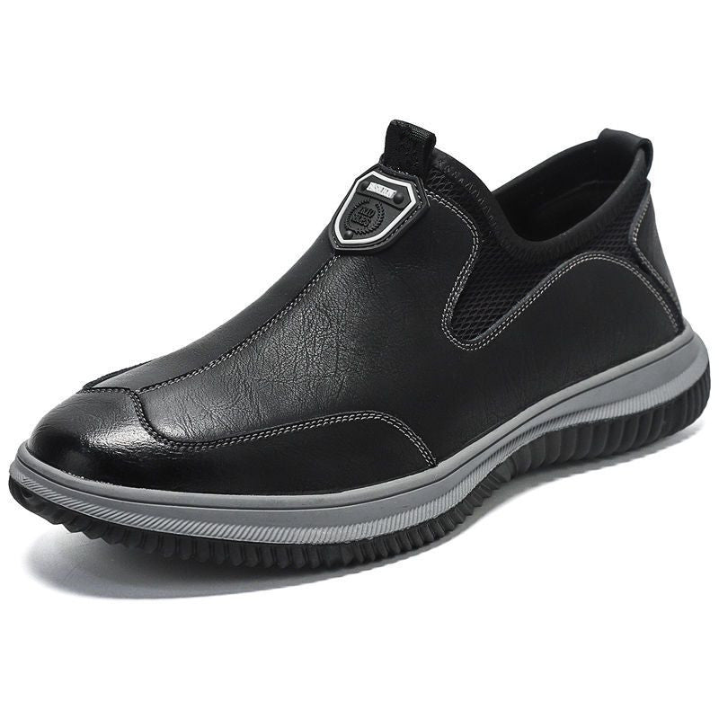 Men's Autumn Fashion Trendy Comfortable One Pedal Leather Shoes