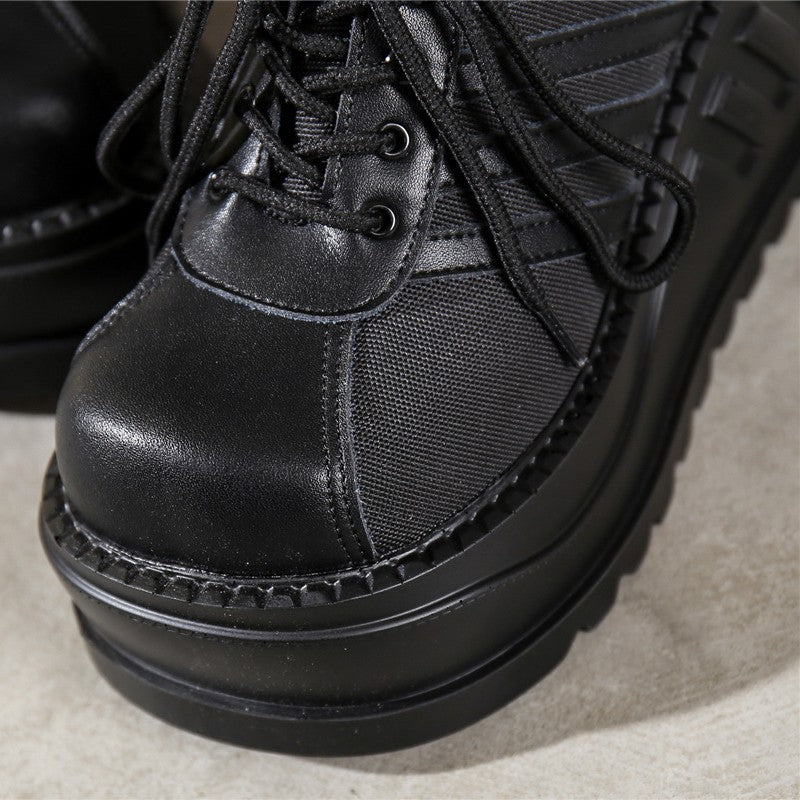 Women's Punk Big Head Platform Gothic Retro Women's Casual Shoes