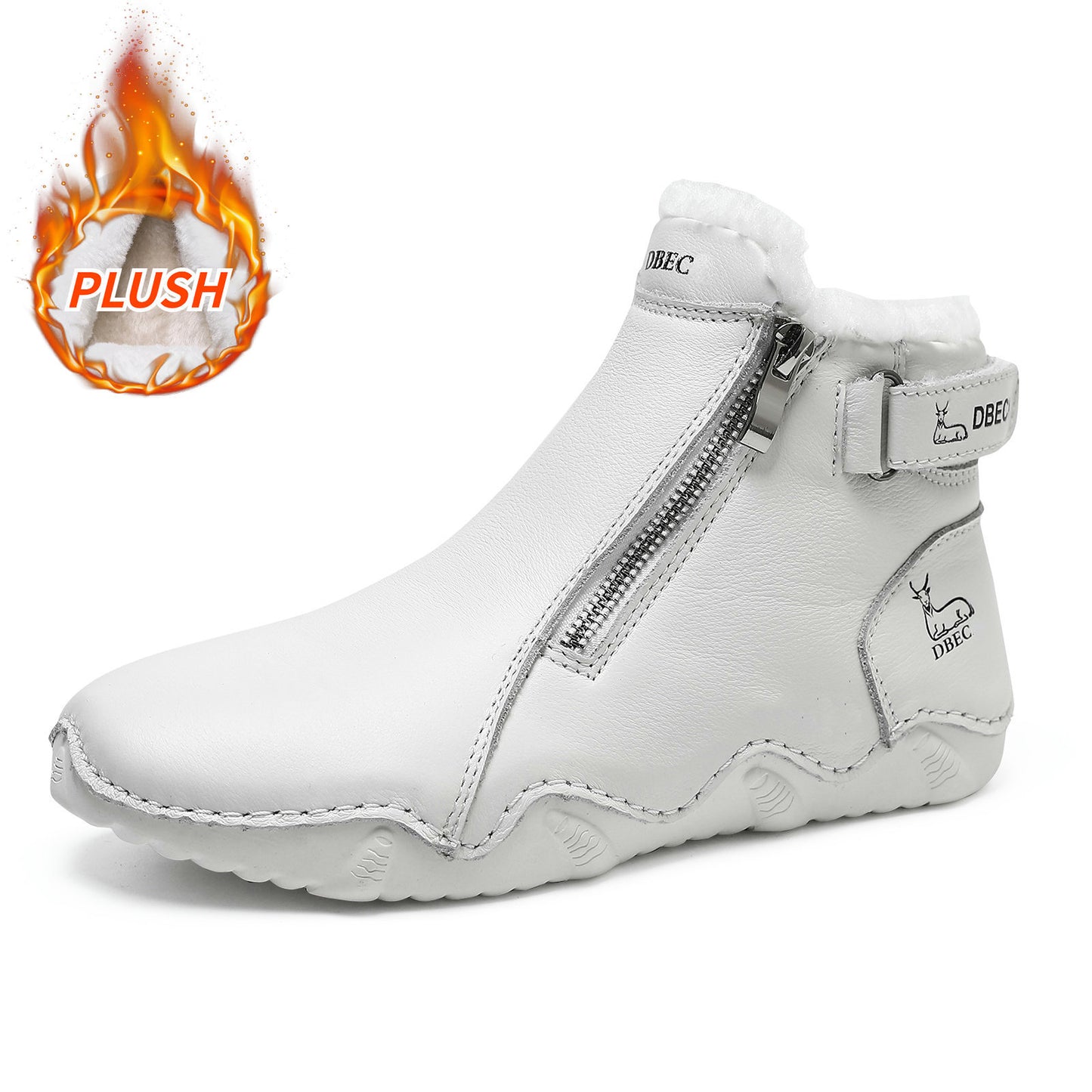 Women's Warm Martin Genuine Plus Size Cotton Women's Shoes