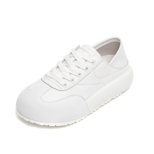 Women's Thick-soled German Training Genuine Two-way White Spring Women's Casual Shoes