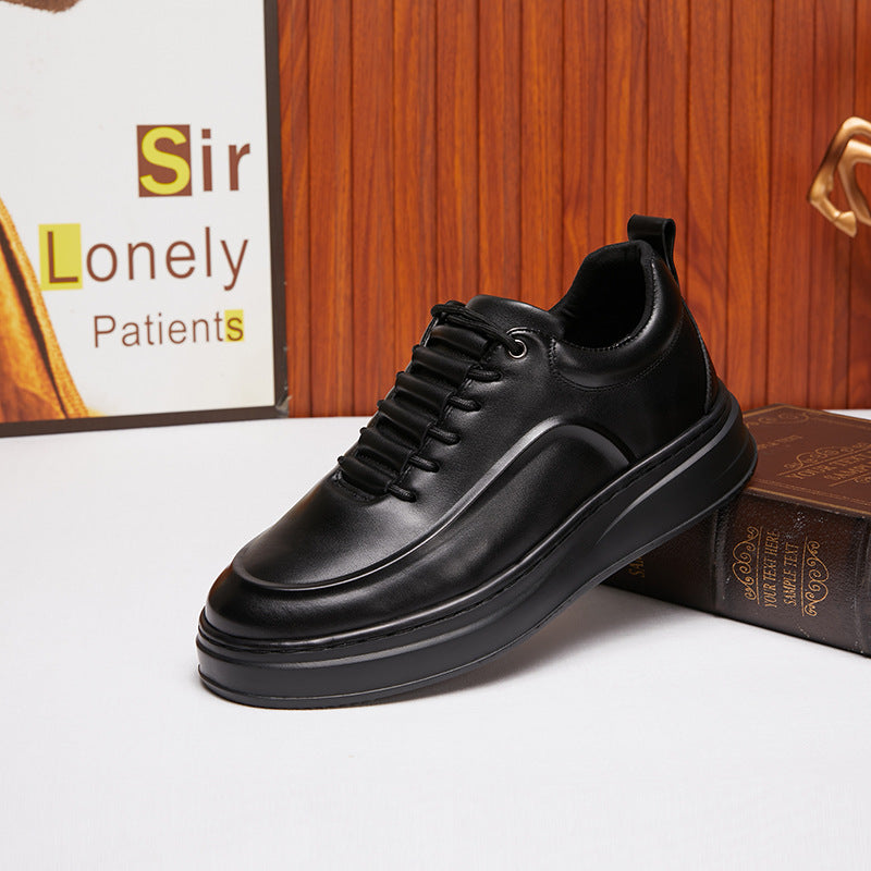 Men's Thickened Light Bottom Online Embossed Comfortable Casual Shoes