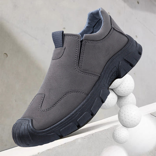 Men's Slip-on Labor Protection Thick Bottom Walking Casual Shoes