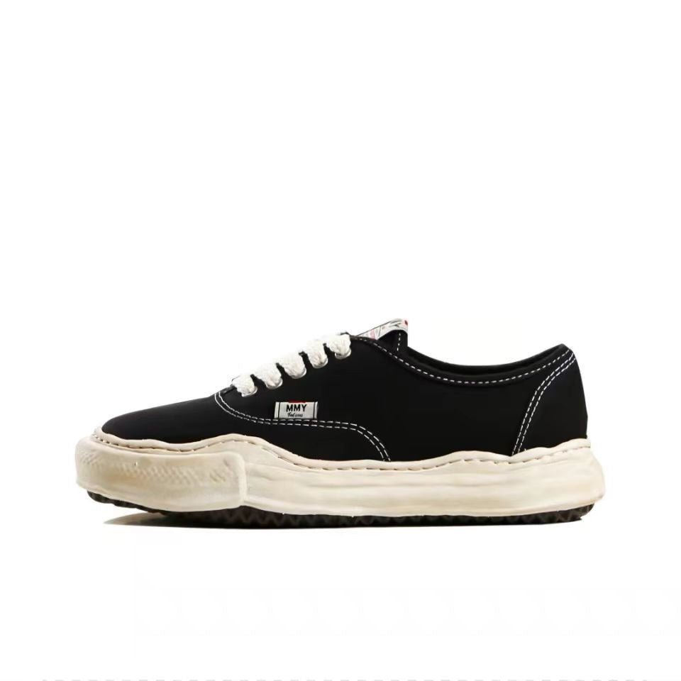 Women's & Men's Dissoed Shawn Lovers Height Increasing Canvas Shoes