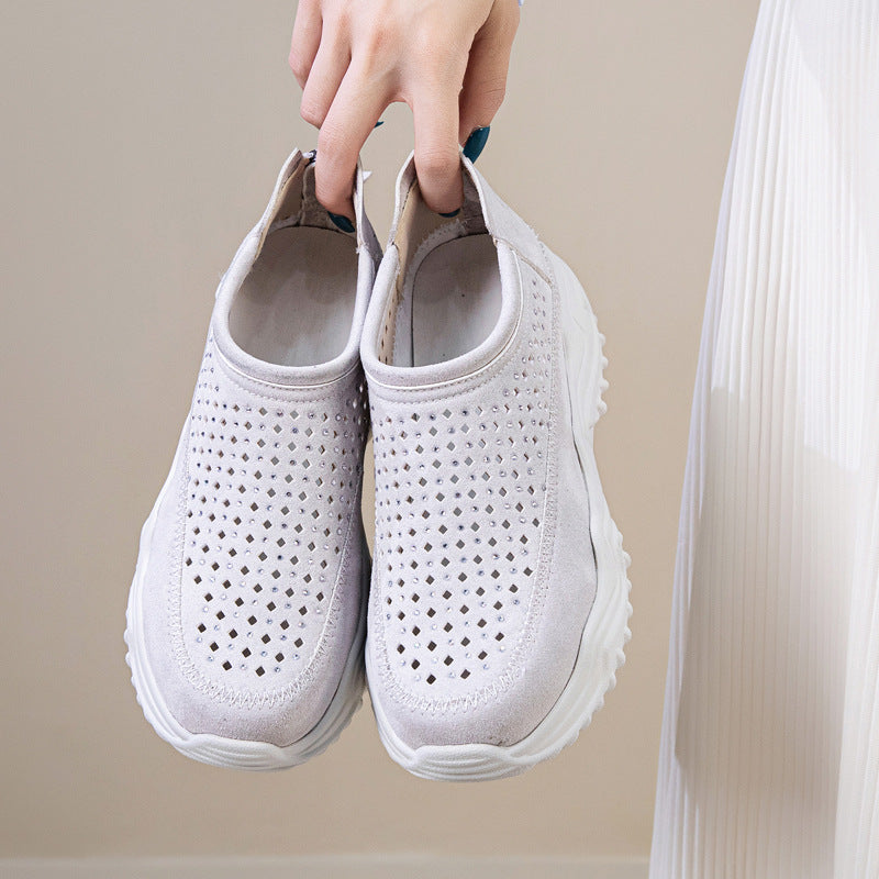 Women's Platform Summer Small Thick Bottom Hollow Women's Casual Shoes