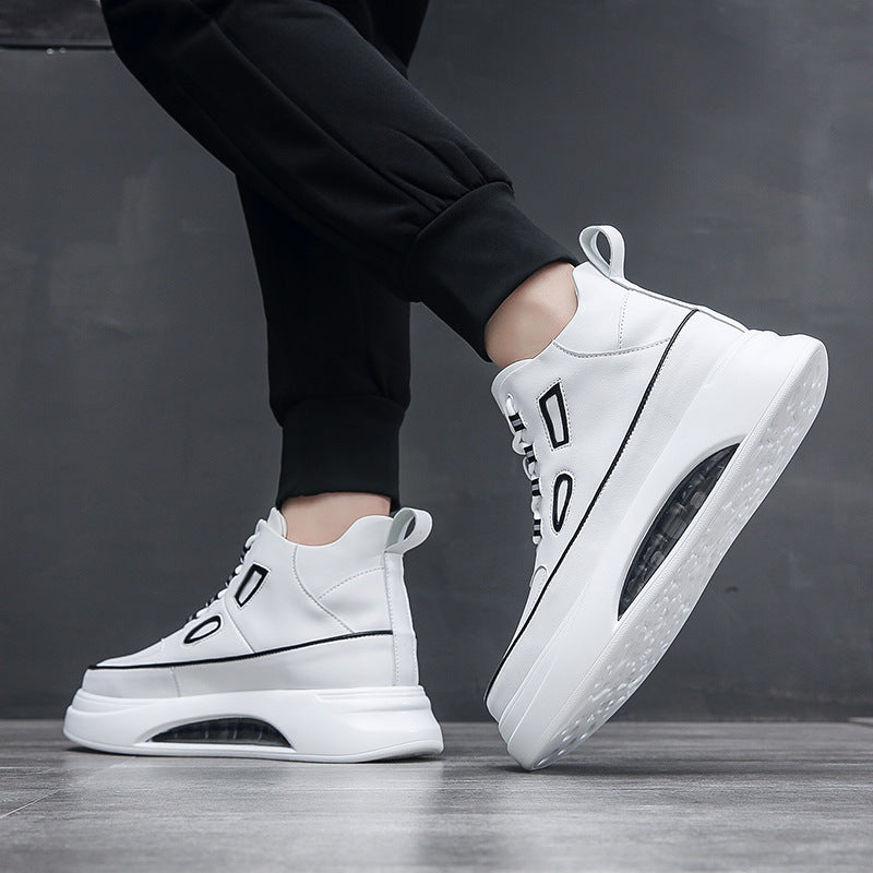 Men's Air Cushion White Sports Versatile Trendy Casual Shoes