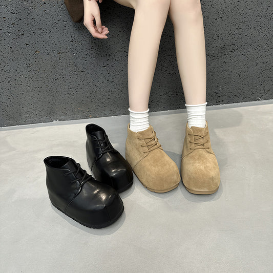 Women's Thick-soled High-rise Booties Martin Super Hot Boots