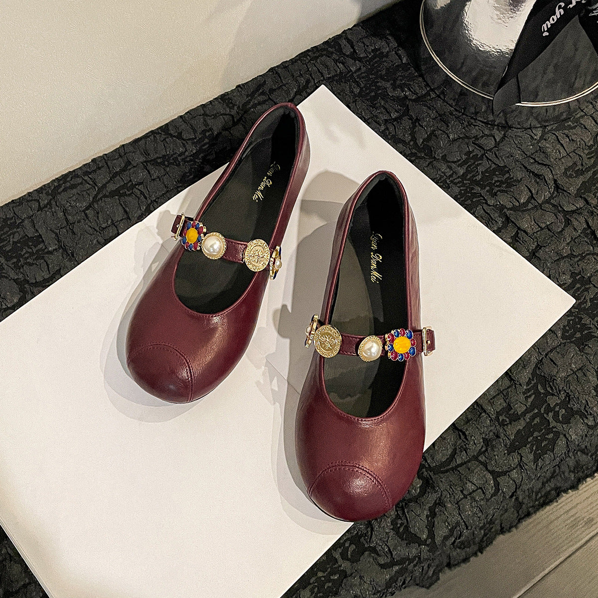 Women's Retro Soft Low Round Toe Shallow Mouth Women's Fashion Shoes