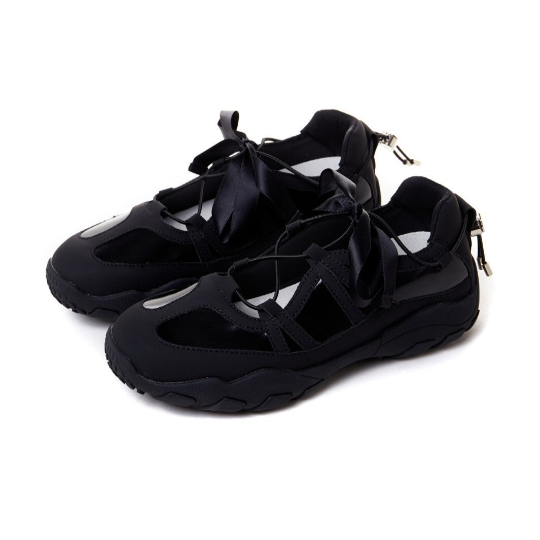 Women's Minority Fashion Ballet Platform Bow Flat Sneakers