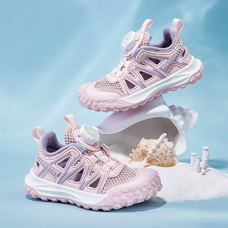 Children's Summer Rotating Buckle Boys Closed Toe Kid's Sandals