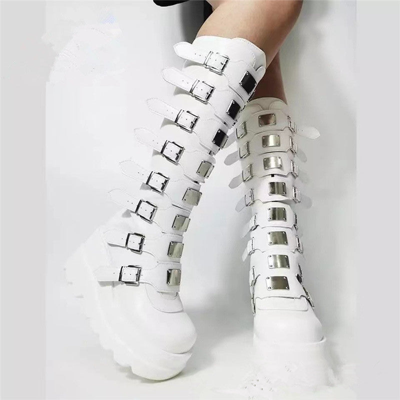 Plus Size Ring With Platform Long Female Muffin High Heels