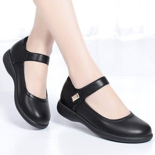 Women's Bottom Nurse Flat Surface Large Size Casual Shoes