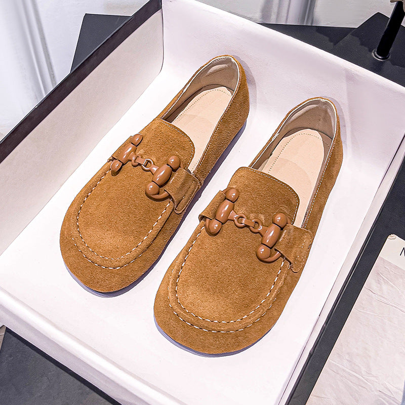 Su Spring Buckle Retro Platform Comfort Women's Casual Shoes