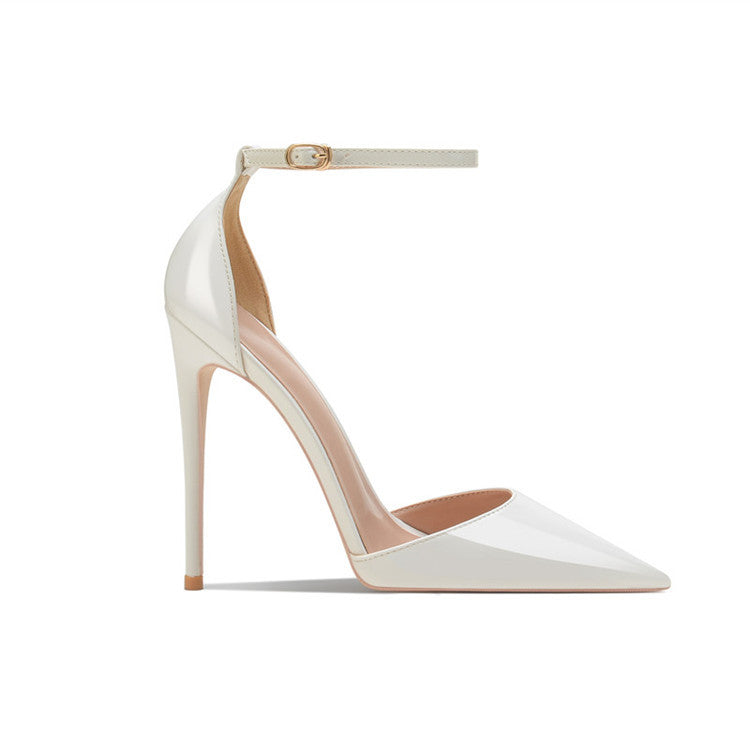 Women's Pointed Toe Shallow Mouth Stiletto High Heeled Sandals