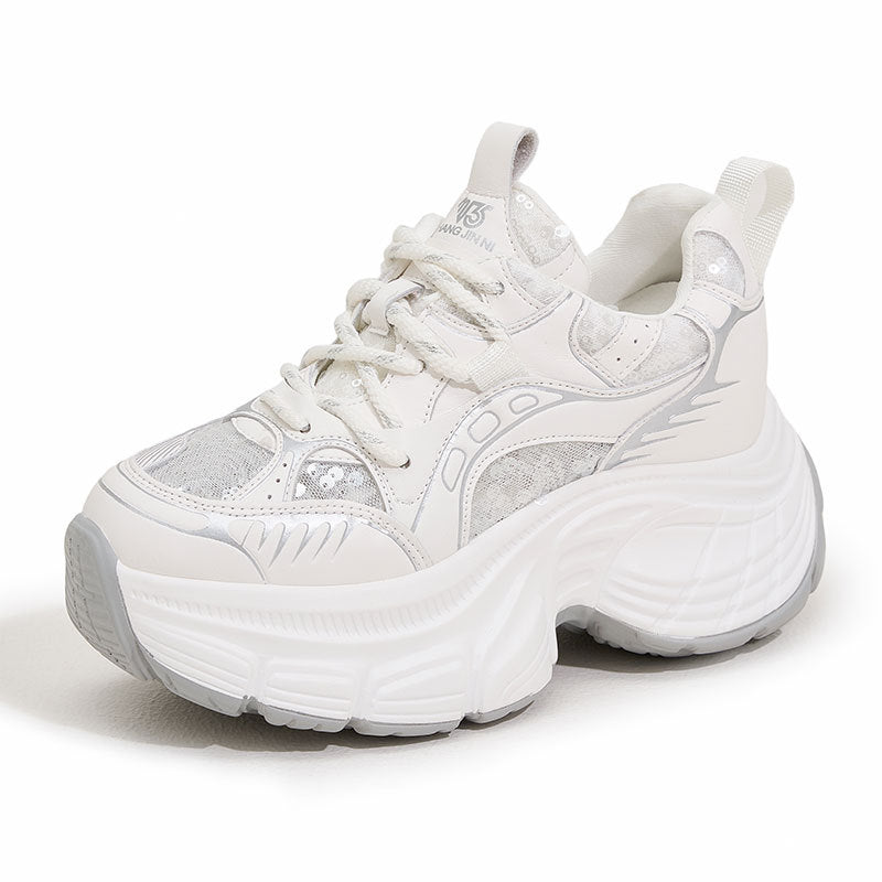 Women's Dad Summer Hollow Mesh Surface Fashionable Small Sneakers