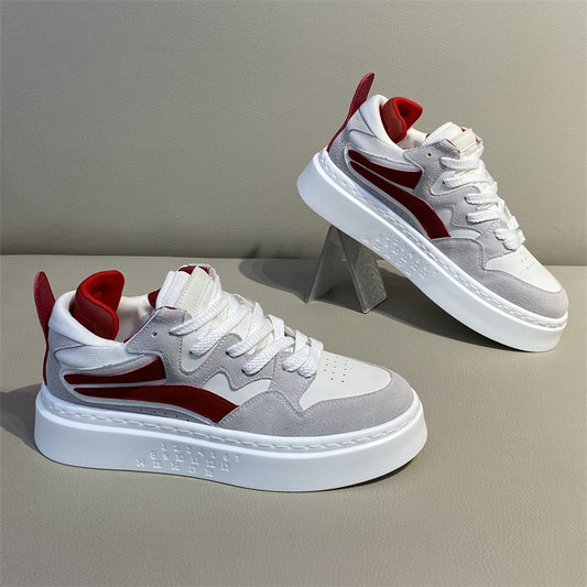 Men's Summer Breathable White Trendy Joker Board Men's Shoes