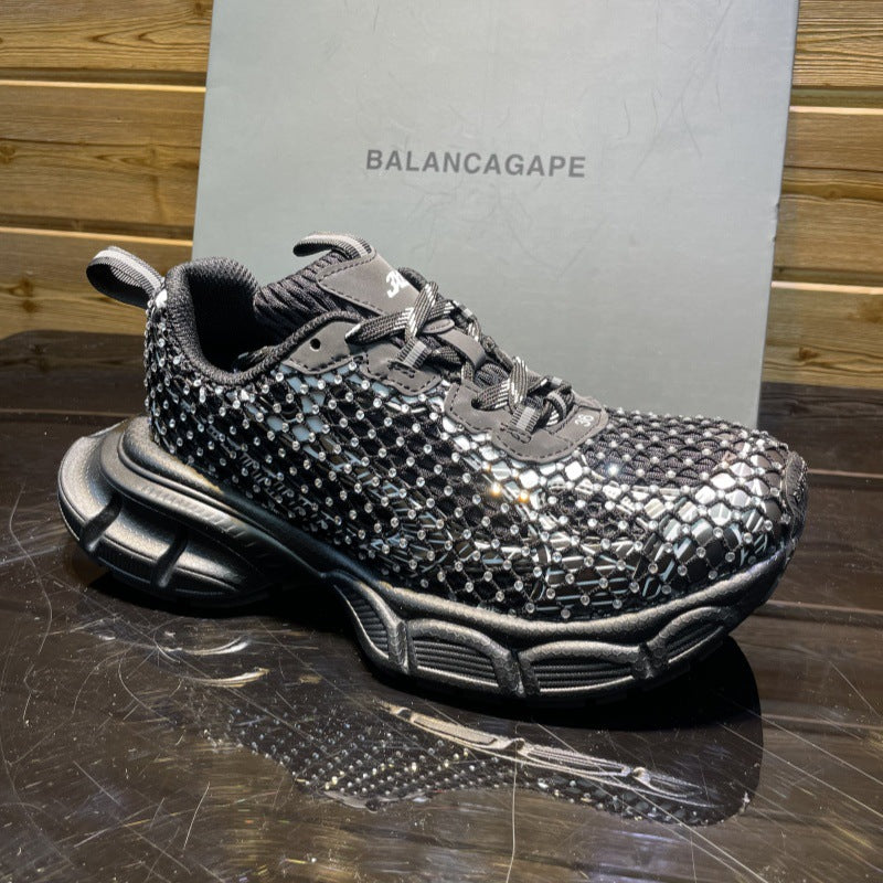 Women's & Men's Old Thick Bottom Height Increasing Sports Casual Shoes