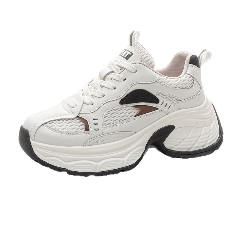 Women's Spring Thick Bottom Heightened Daddy Breathable Women's Shoes