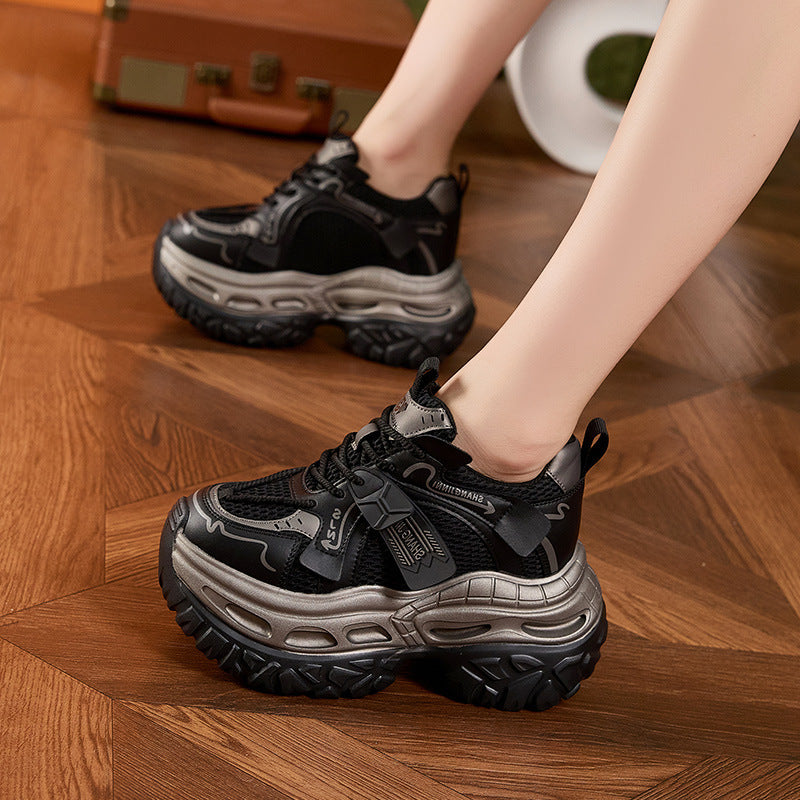Women's Dad Platform Fashionable Height Increasing Insole Women's Sports Shoes