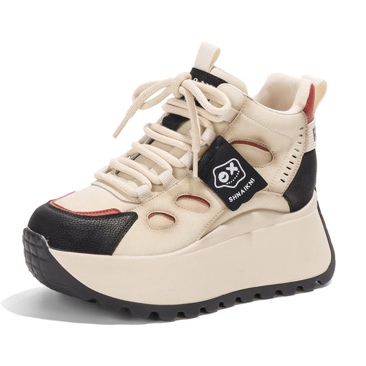 Women's Leisure Fashionable Small Thick Bottom Heightened Women's Casual Shoes