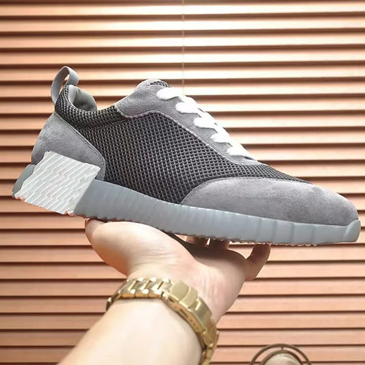 Durable Women's Cowhide Breathable Fashion Comfortable Sneakers