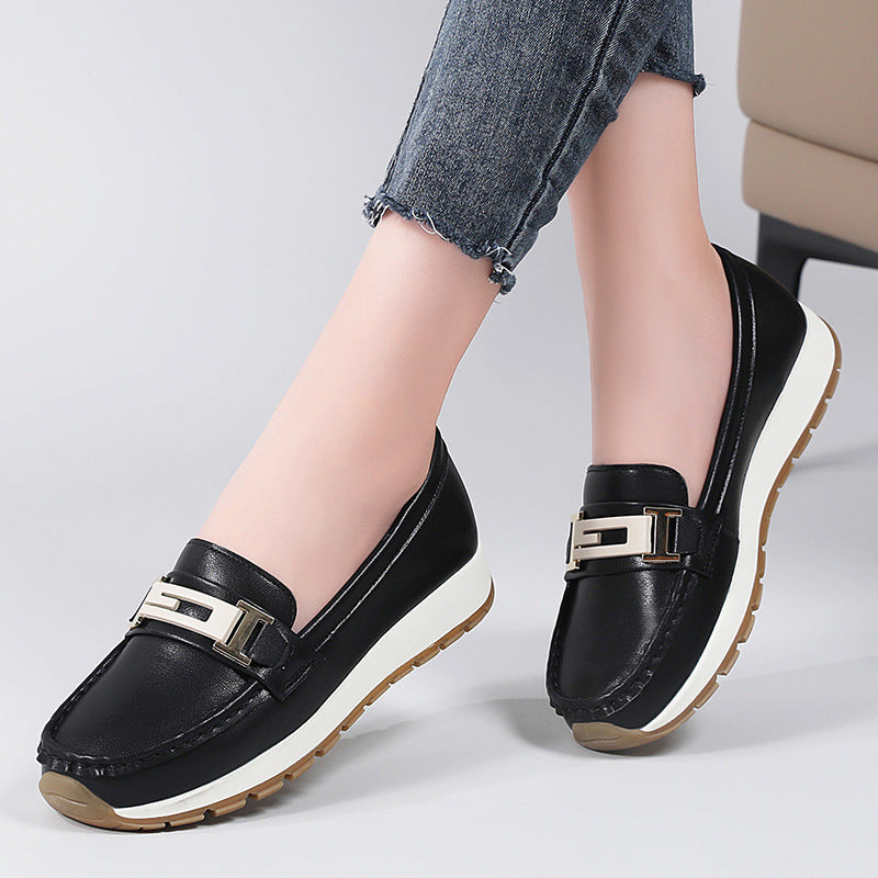 Women's Plus Size Autumn Western Style Mom Casual Shoes