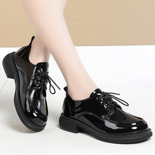 Women's Small British Style Genuine Platform Plus Women's Shoes
