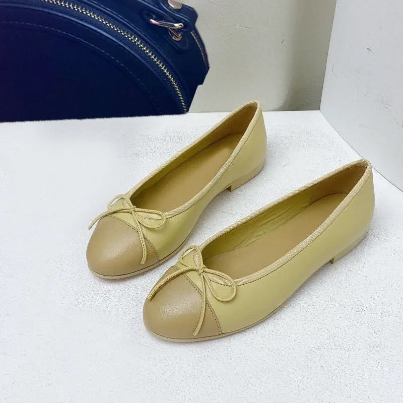 Women's Style Pumps Soft Soled Flats Bowknot Loafers