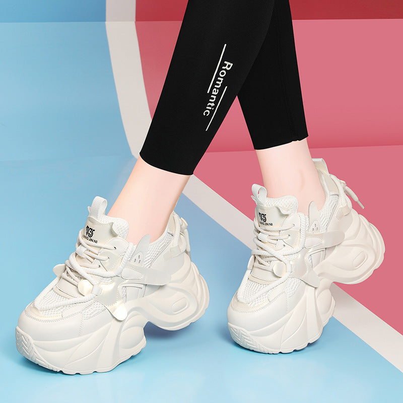Women's Sports Dad Leisure Thick Bottom Height Increasing Sneakers
