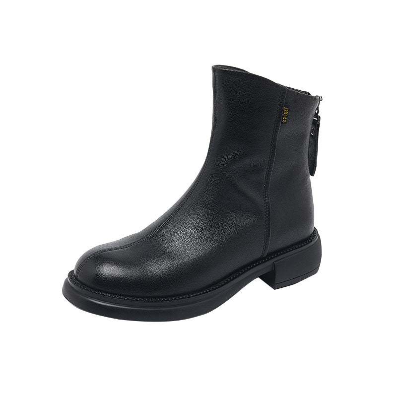 Women's Martin Authentic British Style Flat Retro Women's Leather Boots