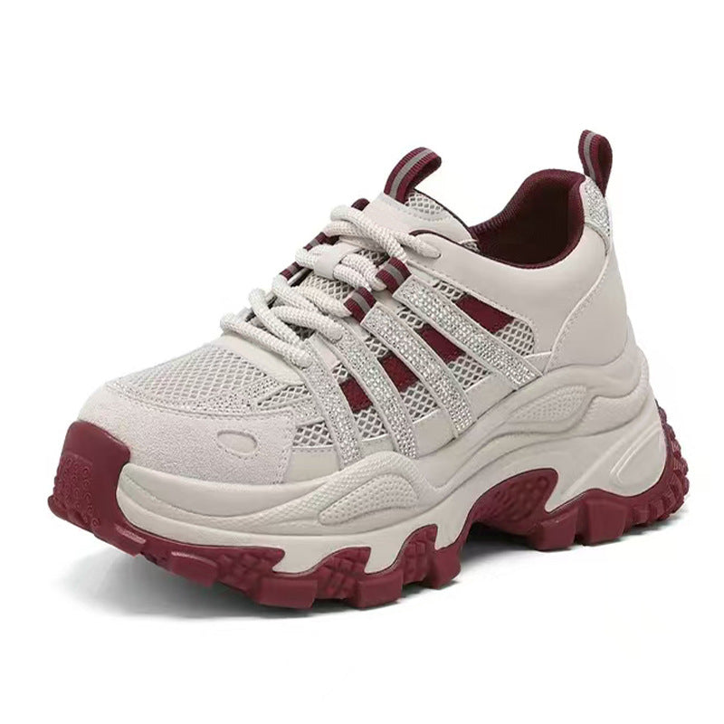 Women's Genuine Platform Heightened Daddy Trendy Women's Shoes