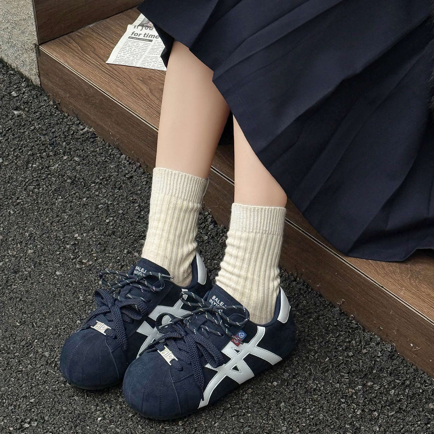 Women's Flat Bread Height Increasing Insole Comfortable Women's Shoes