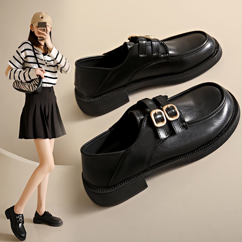 Women's Soft Bottom Black For Slip-on Chunky Women's Shoes