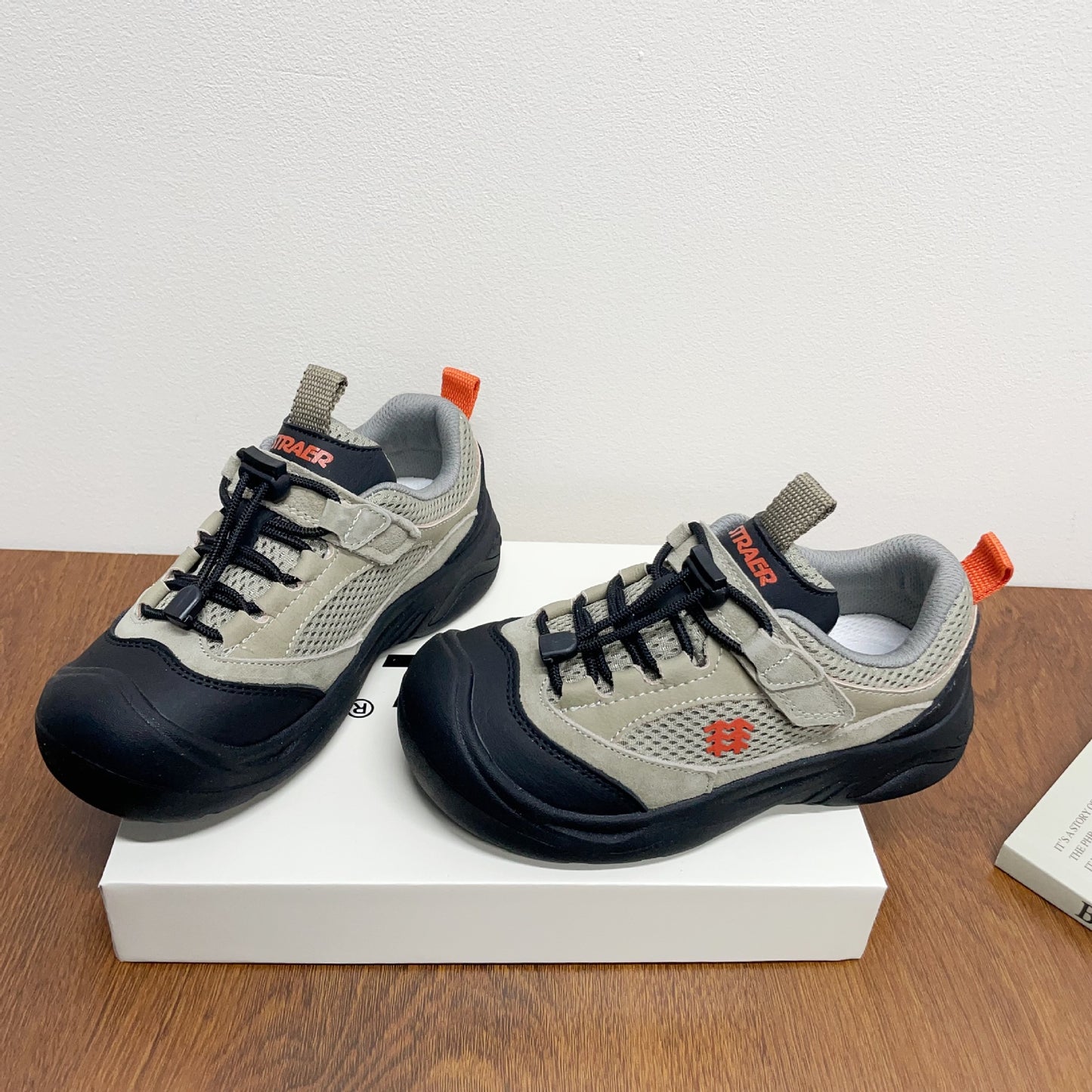Outdoor Leisure Style Pulling Rope Hiking Spring Boys Children's Sports Shoes