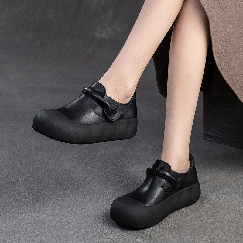 Women's Retro Solid Color Velcro Comfortable Lightweight Women's Casual Shoes
