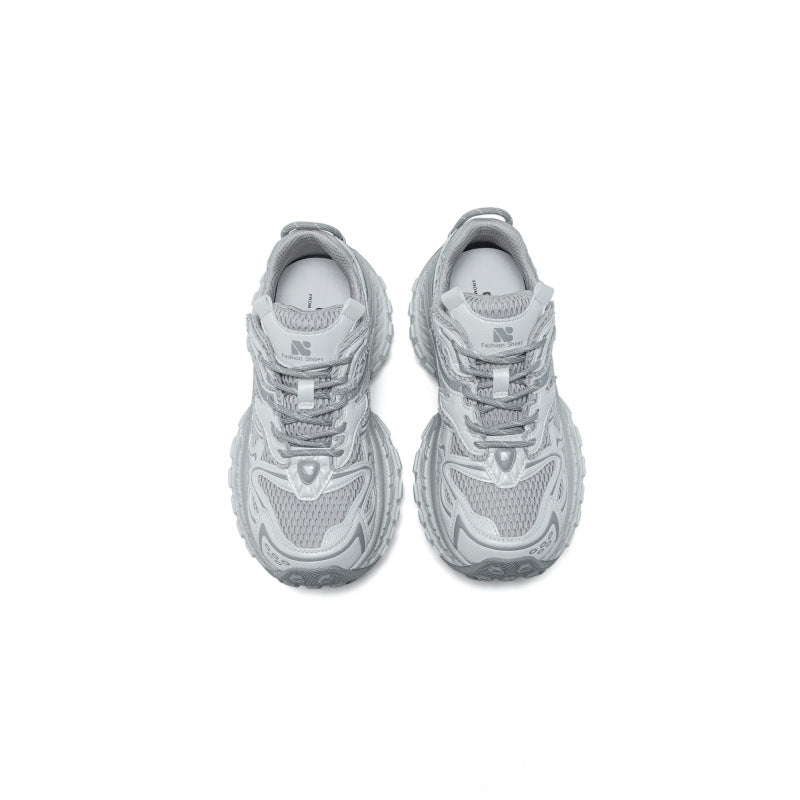 Women's Dad Trendy Platform Sports Mesh Versatile Height Women's Casual Shoes