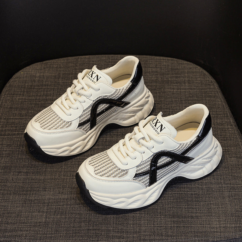 Women's Spring Dad Mesh Breathable Thick-soled Sports Women's Casual Shoes