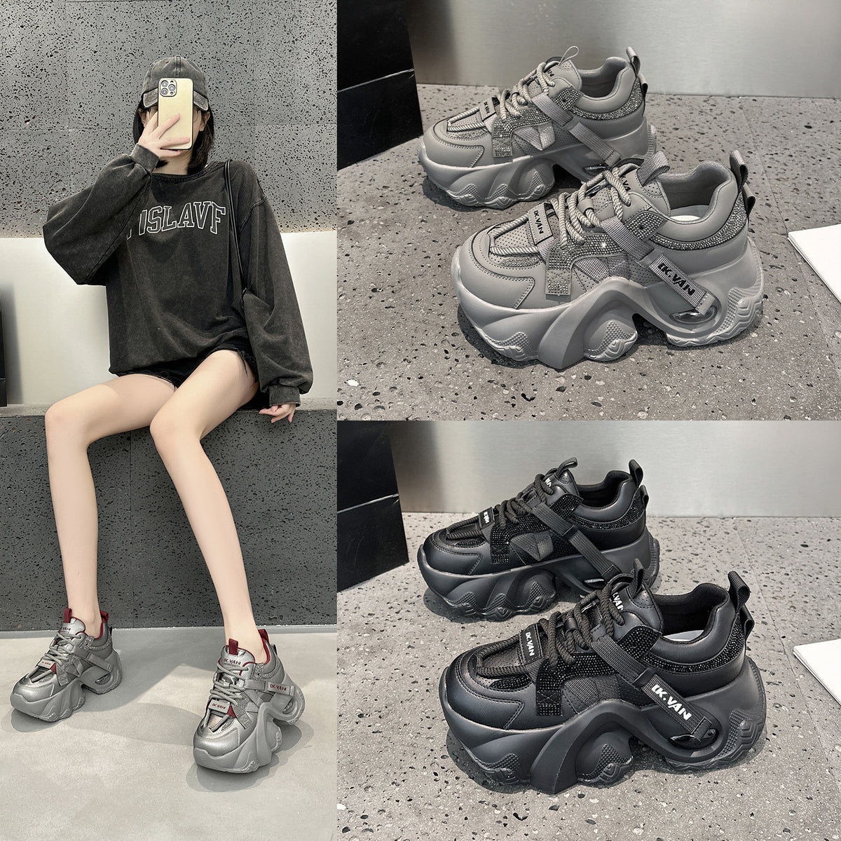 Cool Innovative Women's Dad Breathable Sports Women's Casual Shoes