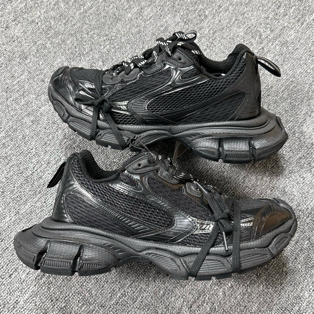 Women's & Men's Paris B- Style Distressed Dirty Dad Height Increasing Breathable Sneakers