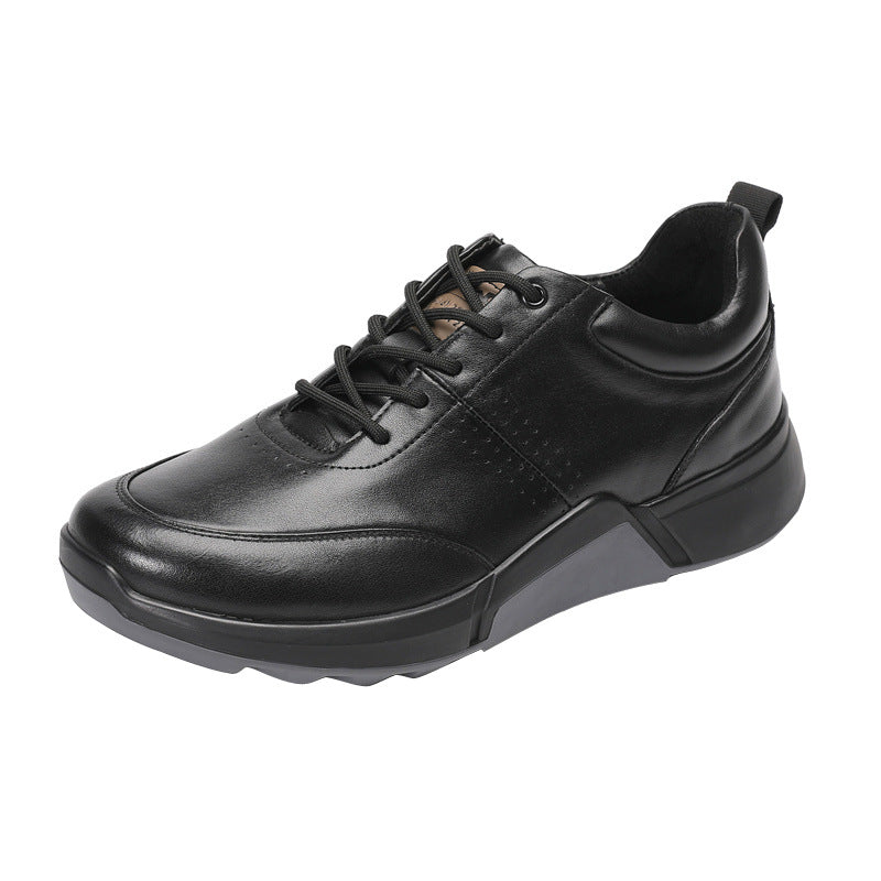 Men's Breathable Full Grain Cowhide Outdoor Sports Sneakers
