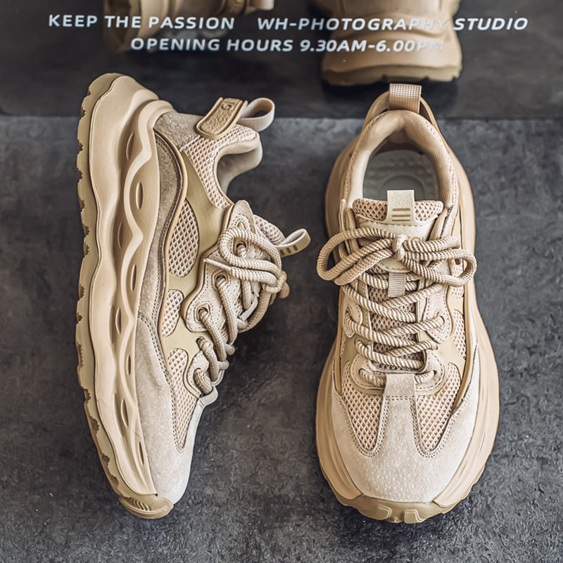 Men's Oversized Thick Warm Widened Fattened Sports Dad Wide Last Men's Shoes