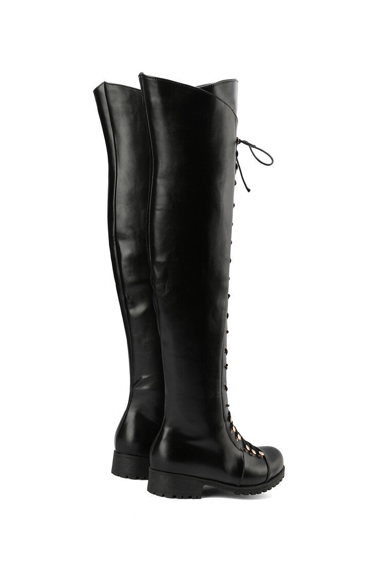 Women's Unique Frye Black Brown Martin Boots