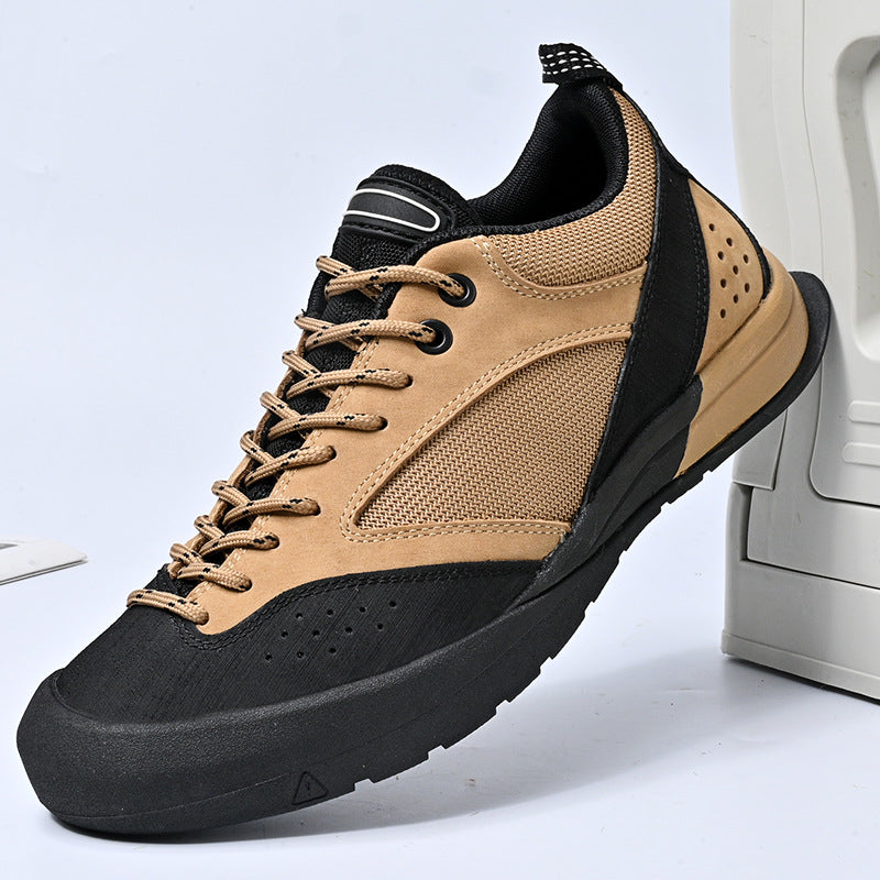 Women's & Men's First Layer Cowhide Soft Bottom Hiking Lovers Outdoor Casual Shoes