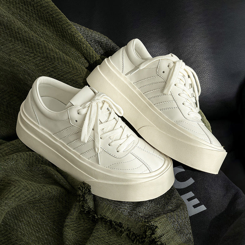 Men's Spring Retro Minority German Training Color Matching Thick Men's Board Shoes