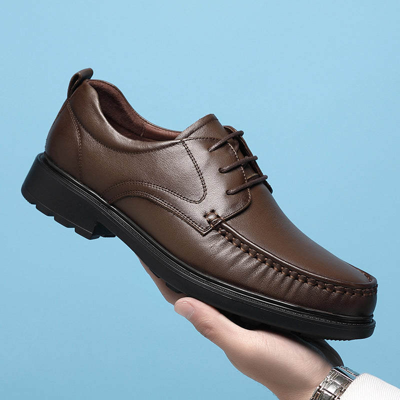 Cool Men's Thick-soled Comfortable Breathable Clothing Men's Business Leather Shoes